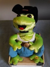Gemmy Frogz Rock It, Rap It, Ribbit "Save a Horse, Ride a Cowboy" NOS 2006