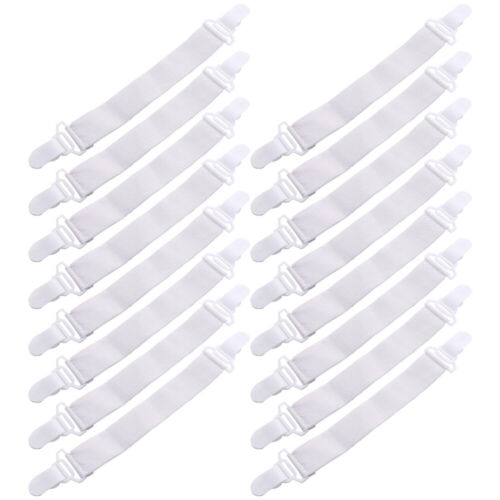 Adjustable Sheet Clamps - 16pcs - Fitted Sheet Fixing - Convenient - Picture 1 of 11