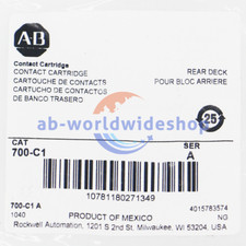 New Factory Sealed Allen-Bradley 700-C1 Allen Bradley Contact Cartridge 700C1