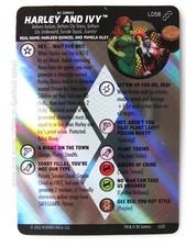 Batman Team-Up Legacy Card ~ HARLEY AND IVY #L058 HeroClix foil stat