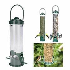 Plastic Niger Seed Wild Bird Feeder 4 Port With Tray Perches 29