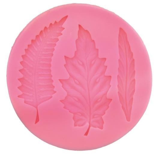 Stafil Clay & Sugarcraft Silicone Mould - Leaves