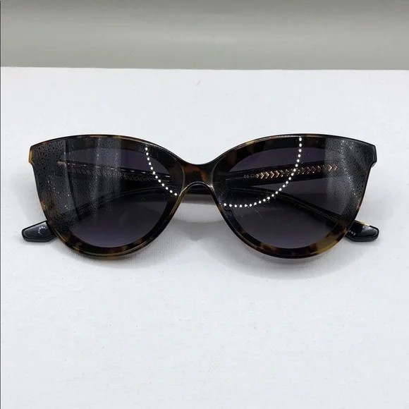 KREWE Monroe Nylon Sunglasses Cat Eye Tortoise SCRATCHES SEE  display picture 2