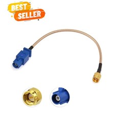 15cm GPS Antenna Adapter Cable SMA Male to Fakra C Male for Vehicles