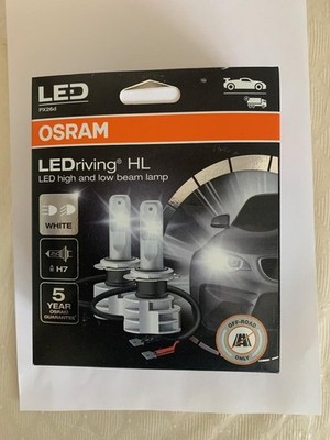 Genuine Osram LEDriving HL LED High  Low Beam Lamp H7 PX26d 67210CW 12V/24V -14W