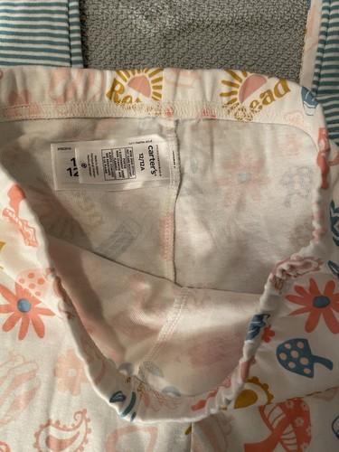 NWT Carter’s Girls 2 Tops 2 Bottoms Long Sleeve PJ Sets Book Theme Size 12/12A - Picture 19 of 19