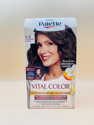 Palette Intensive Color Creme VITAL COLOR Creme Haarfarbe   # 5-0 *NEU*