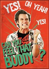 ACE VENTURA CAN YOU FEEL THAT BUDDY?  ATA-BOY MAGNET  2.5” X 3.5” NEW