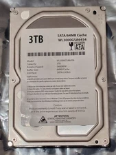 ⭐ WL3000GSA6454 3TB 64MB CASHE 5400RPM SATA III 6.0GB/S 3.5" HARD DRIVE HDD ⭐