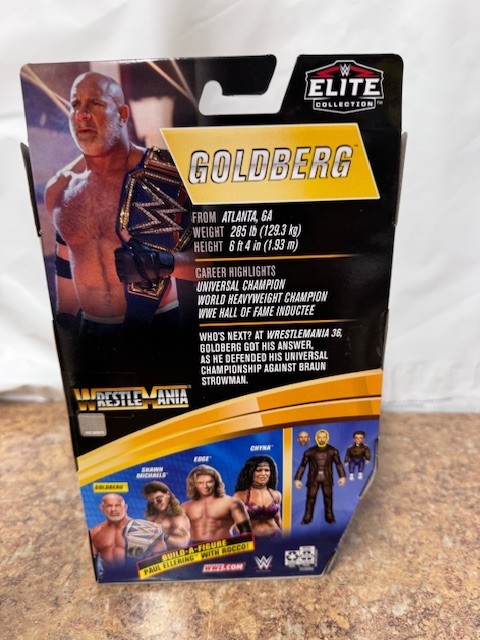 WWE Goldberg Wrestlemania Elite Collection 6in Action Figure Mattel*New