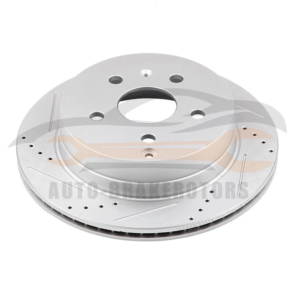 Taladro trasero para Chevrolet Equinox 2010-2017 2 rotores de freno con 4 pastillas de cerámica Foto 2 de 4