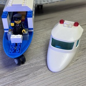 LEGO City Passenger Plane #3181 2010 90% Complete with Mini Figures Preowned