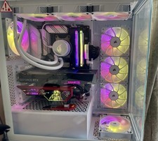 ✅ Offers Accepted ⭐️ White Gaming PC AMD RTX 3060 ASUS ROG Evangelion Corsair 😍
