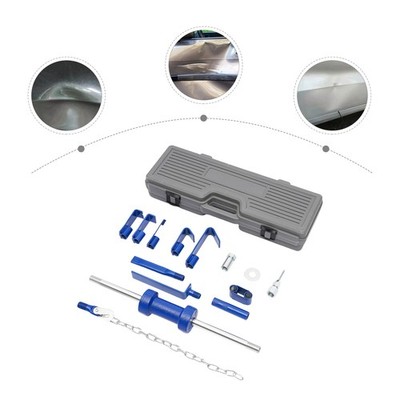 Auto Body Repair Dent Puller Set 22.83in Long Shaft Length Slide Hammer Dent Pul