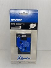 Brother TC-20Z1 Black on White P-Touch 9mm Label Tape 25 Feet Capacity 1 Pc New
