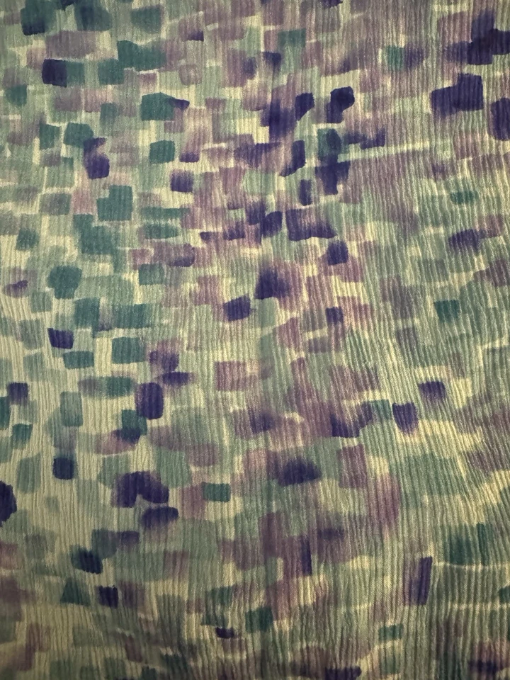 Top Josephine Chaus Talla 16 Multicolor con Estampado Geométrico 100% Seda Sin Mangas Foto 4 de 4