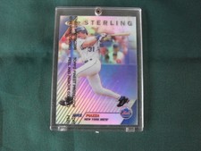 Topps Finest Sterling Mike Piazza Refractor Card Mets #257 1999