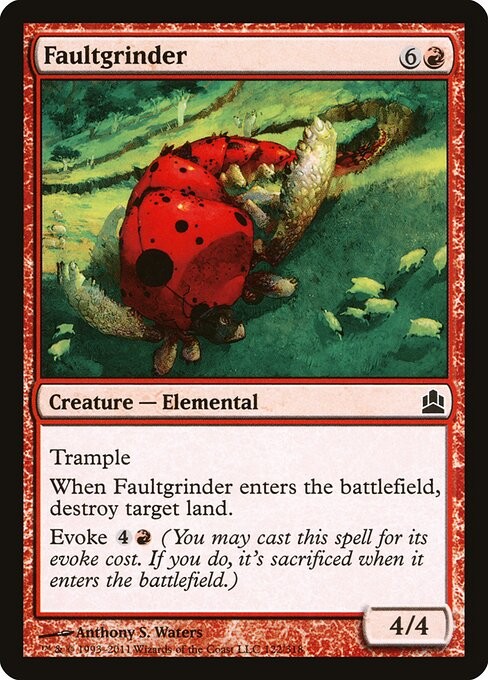 4x Faultgrinder NonFoil Commander 2011 122 NM MTG