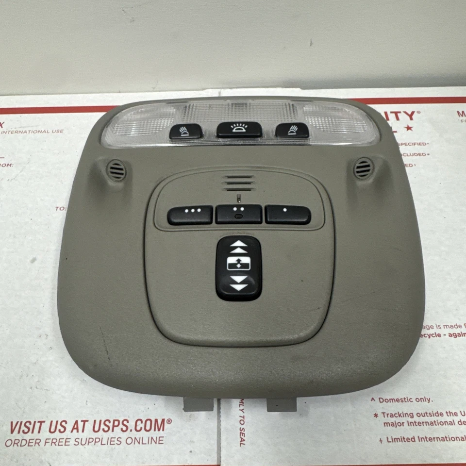 Luces interiores interruptor de ventilación techo corredizo consola superior OEM Jaguar X-Type 2001-2008 Foto 4 de 4