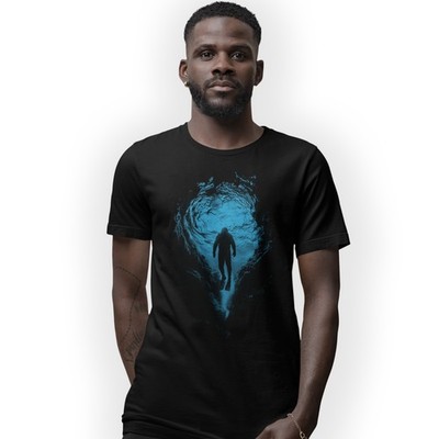 Höhlentauchen handbedrucktes T-Shirt Spelunking Geburtstagsgeschenk Größe S - 5XL