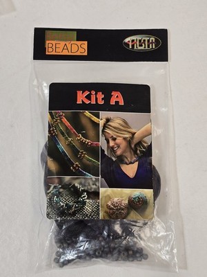 Onyx #119 Betsy Beads Fiesta Yarn Jewelry Knitting Kit A RARE