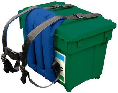 Shakespeare Seat Box Sherpa Trageriemen mit Polster und Sitzkissen