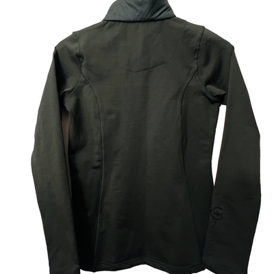 Veste Polaire Freedmans Pour Femme 1/4 Zip, Taille M, Vert Siège, NEUF Avec étiquette