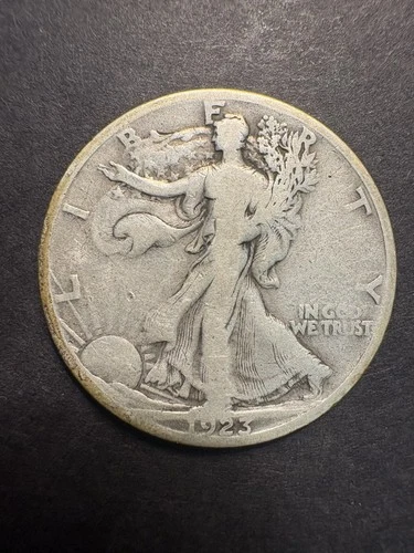 1923-S Walking Liberty Half Dollar Silver 50C VG Very Good