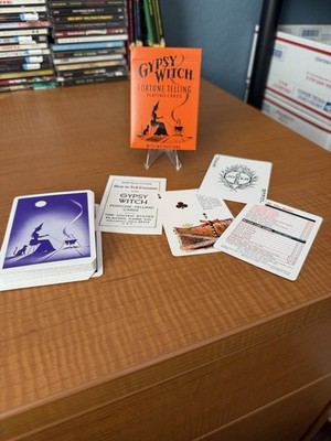 Gypsy Witch Fortune Telling Playing Cards Complete with Instructions