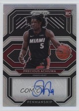 2020-21 Panini Prizm Rookie Penmanship Silver Precious Achiuwa #RP-PAH Auto p8v