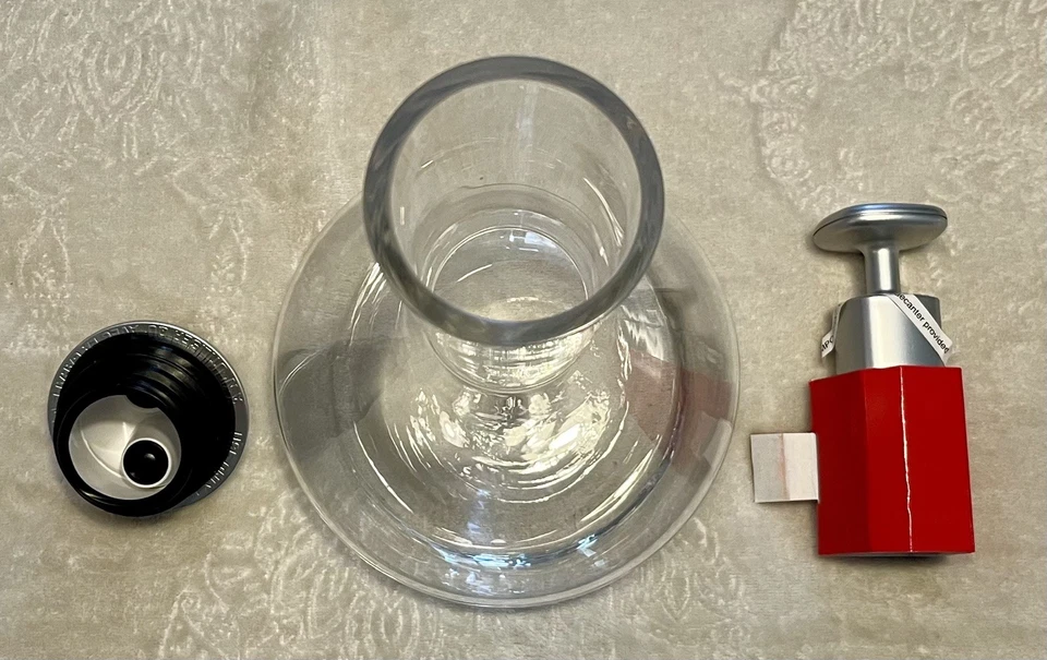 Metrokane V1 Worlds Primera jarra de vidrio al vacío vino nueva caja abierta  Foto 4 de 4