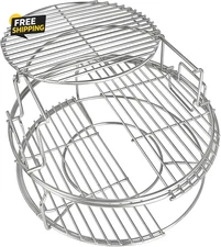 5 Piece Expander Rack for Big Green Egg Medium Replacement Kit Grill Racks for
