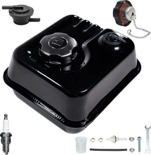 JMCHstore Gas Fuel Tank w/Roll Over Valve for Predator 212 6.5HP Black-OEM 