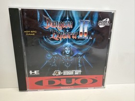 Dungeon Explorer II TurboGrafx Super CD Turbo Duo Tested Disc Only Repro Case