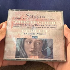 Sanctus Monteverdi Vespro Della Beata Vergine Virgin Mary CD 3/4 Set Sacred