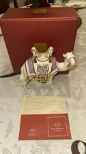 Lenox First Blessing Nativity Standing Camel with Purple Blanket  - With Box