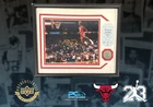 Michael Jordan Signed 15x12 Framed Photo Nickel Silver Medallion /2300 UD COA