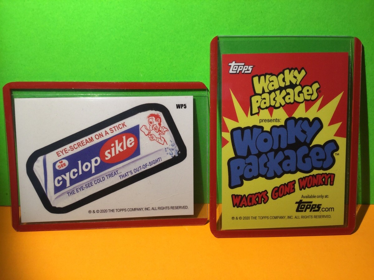 2020 Wacky Packages All New Series July Week 5 Cyclop Sickle WP5