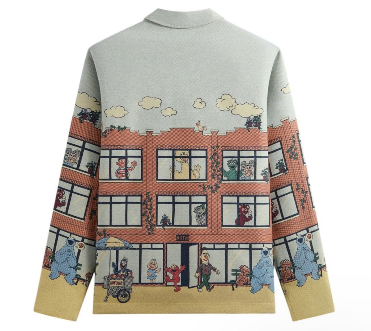 Kith for Sesame Street Lafayette St Tapestry Jacket XL | Brand New