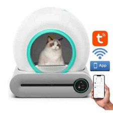 65L Large Enclosed Cat Litter Automatic Box Self-Cleaning Robot AutomaticBox Cat