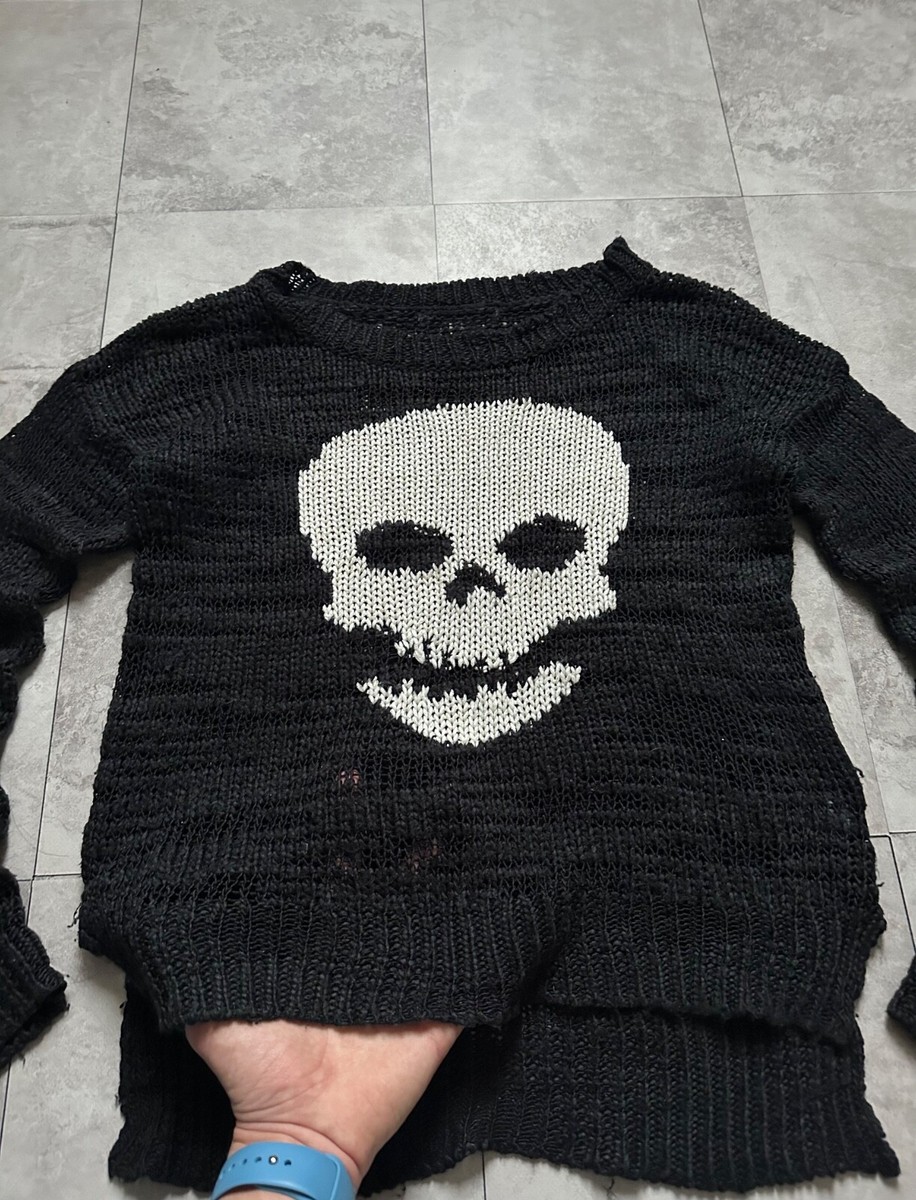 トップス ifsixwasnine LGB SLIP VEST+SKULL SNK 1 Punk LGB If Six Was Nine Number Nine Style Mesh Gothic Skull