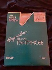 Pantyhose Stockings Tights ECT. Sears Hug-Alon Day Sheers Sandalfoot Avg Mist