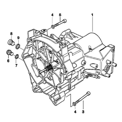 Visserie inox transmission BMW R850R pour restauration moto vintage 1994-2002