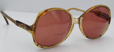 Vintage Foremost Brown Oval Horn-Rimmed Sunglasses USA FRAMES ONLY