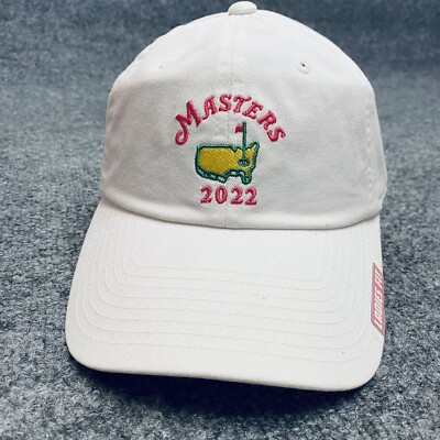 Ladies Masters Golf Hat 2022 White American Needle Adjustable Strap New Tags Masters Golf Hat 2022 White Adjustable American Needle | eBay main image 3