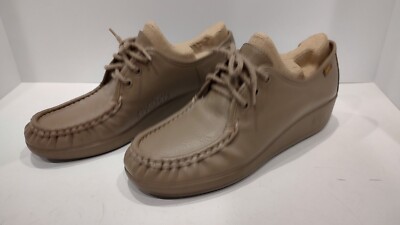 SAS Bounce Leather Walking Comfort Lace Up Shoes Bone 10W | eBay display picture 2