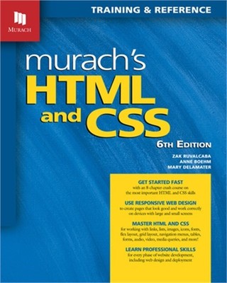 Murach's HTML and CSS (Paperback or Softback)