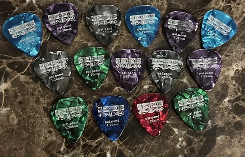 Lot Of 25 ICE Guitar Pics .120mm Med Heavy