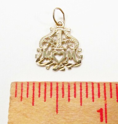 Vintage 1990s OroAmerica 14K Gold Number Mom Mother