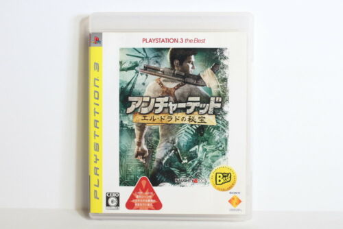Uncharted Drake's Fortune El Dorado pas manuel PS3 PS 3 importation japonaise vendeur américain - Photo 1 sur 3